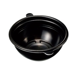 どんぶり容器 どんぶりL 本体 黒 ケーピープラテック