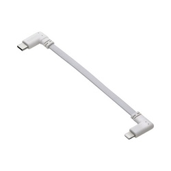 ｉＰｈｏｎｅ充電ケーブル　フラット０．１ｍ　白