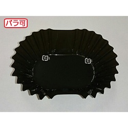 セイコー おかずカップ ラミケースOPP小判10号黒 500枚