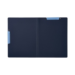 セパルクリップインファイルダブル　ネイビーブルー