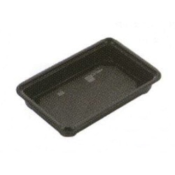 軽食容器 惣菜容器 KD-7浅 (黒)セット 北原産業