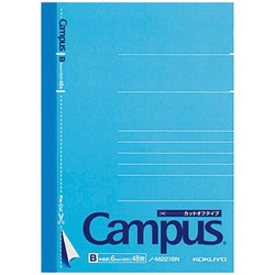 キャンパスＡ６（カットオフ）　Ｂ罫　４８枚　５冊