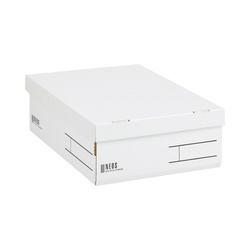 収納ボックス＜ＮＥＯＳ＞（Ｒハーフ）白２冊