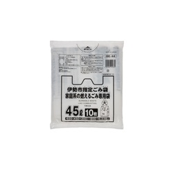 市町村ゴミ袋 伊勢市指定袋 45L 10P 手付 ジャパックス