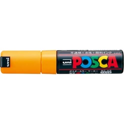 水性マーカー　ポスカ　太字　山吹
