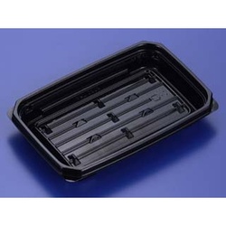 【廃番商品】リスパック 軽食容器 クリーンカップ APT320B 黒 本体