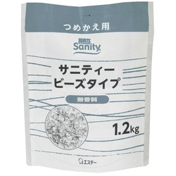サニティービーズタイプ　無香料　詰替１．２ｋｇ×６