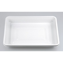 シーピー化成 弁当容器 耐熱-10 ホワイト 本体(B)