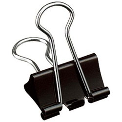 ダブルクリップ＜Ｓｃｅｌ−ｂｏ＞黒　小