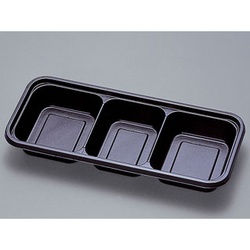 福助工業 軽食容器 フルレンジTR-29H 黒 本体