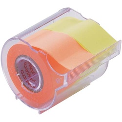 メモックロールテープ　２５ｍｍ幅　オレンジ＆レモン