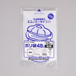 LDゴミ袋 ポリ袋 EL22-45 透明 福助工業