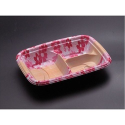 リスパック 弁当容器 バイオデリカ BC 60S-8B 本体 ゆめはなピンク