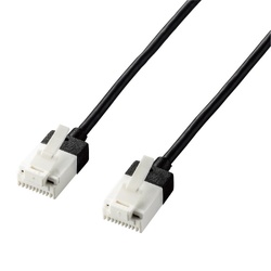 ＬＡＮケーブル　ＣＡＴ６Ａ　１０ｍ　爪折れ防止　黒