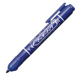 油性マーカー　マッキーノック　細字　青