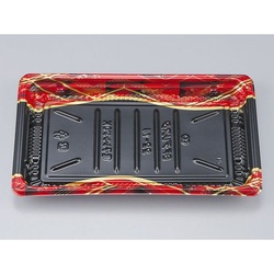 惣菜容器 BFデリスタ22-14 絹小町赤 本体 シーピー化成