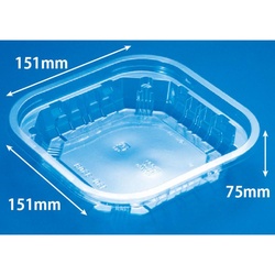 透明カップ バイオ 150角 350BS リスパック