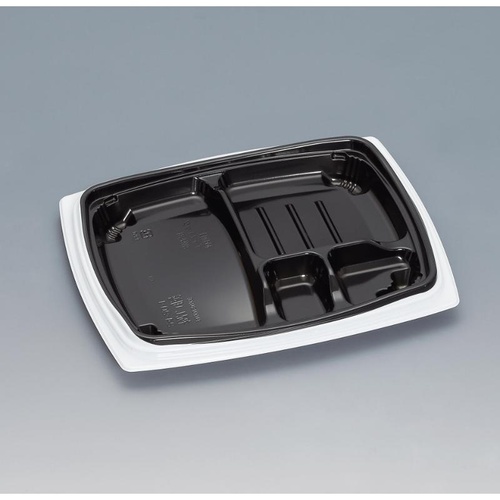 弁当容器 祝い膳24-20-1H 白内黒 福助工業