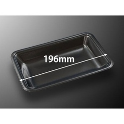 中央化学 発泡トレー CN 20-13F 黒-BK