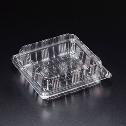 スミ 軽食容器 ユニコン LS-角6(盛) 透明