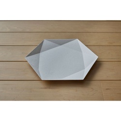 パルプモールド asanoha六角大皿φ240mm H18mm スタイレム瀧定大阪