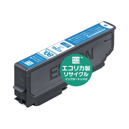 リサイクルインク　ＩＣＣ８０Ｌ対応　シアン