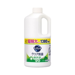キュキュット　クリア除菌緑茶　詰替１２５０ｍｌ×６