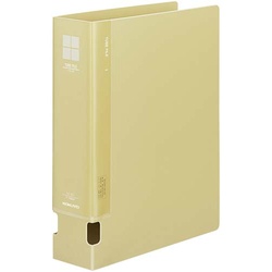 チューブファイルＰＰ黄Ａ４縦背幅７４ｍｍ　４冊