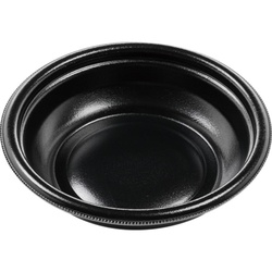 惣菜容器 MFPデリプレ丸17 本体 黒 エフピコ