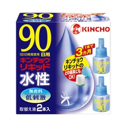 水性キンチョウリキッド　９０日無香料　取替２本