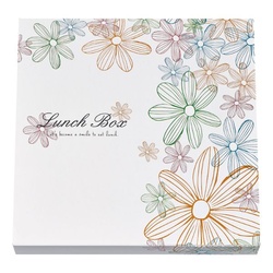 仕出し弁当容器 TSR-BOX80-80 外箱 フラワー タカギ産業