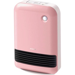 人感センサー付きセラミックファンヒーター　ピンク