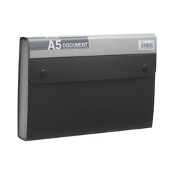 ドキュメントファイルエコノミーＡ５　１３Ｐ黒　１冊