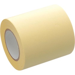 メモックロールテープ詰替用　再生紙　５０ｍｍ幅　黄
