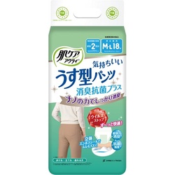 肌ケアアクティ　うす型パンツ　Ｍ−Ｌ１８枚×４