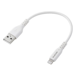 ｉＰｈｏｎｅ充電ケーブル　短い　０．１ｍ　ホワイト