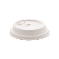 HEIKO 紙コップ バガスペーパーウェア リフトアップリッド ホワイト 80口径 50枚/袋