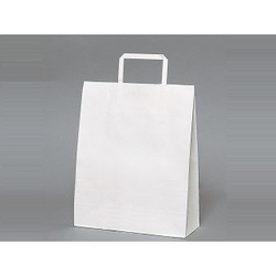 紙手提げ袋 ラッピーバッグ No.4 晒無地 福助工業