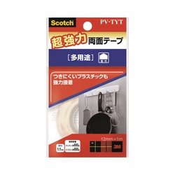 スコッチ超強力両面テープ多用途屋内用１巻Ｘ５