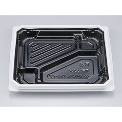 シーピー化成 弁当容器 BFNアルバ8S-1平 BW 本体 発泡