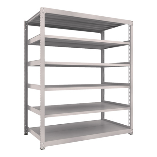 ＴＲＵＳＣＯ スチールラック Ｍ3型中量棚 1800×1121×2100mm 6段 単体 ネオグレー M376126