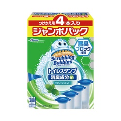 ＳバブルトイレＳ消臭リフレッシュＭ替パック４Ｐ×３