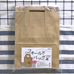 紙手提袋 フォールドバッグ M 業務用 25枚入
