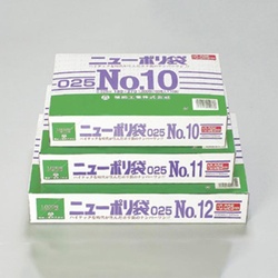 福助工業 ローデンポリ袋 ニューポリ規格袋0.025 No.12