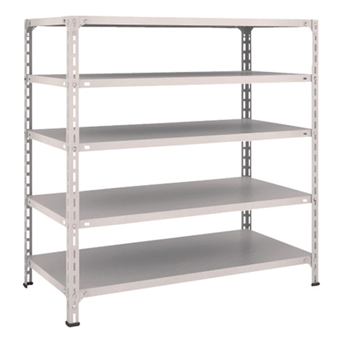 ＴＲＵＳＣＯ スチールラック 軽量棚開放型 1200×600×1200mm 5段 ネオグレー 44W15