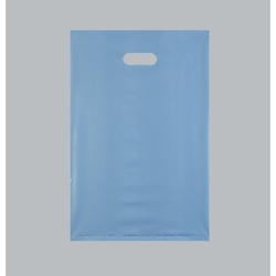 ポリ手提げ LDアームバッグ メタリックブルー(小) 福助工業