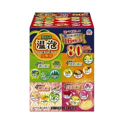 温泡　森・ゆず・ローズ・桃　詰合せ　８０錠