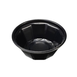 どんぶり容器 KNB-185-R 本体 黒 ケーピープラテック