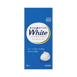 ホワイト石鹸　８５ｇ×６個入