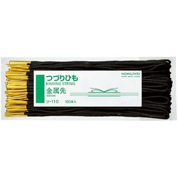 つづりひも金属先　４５０ｍｍ　５００本入